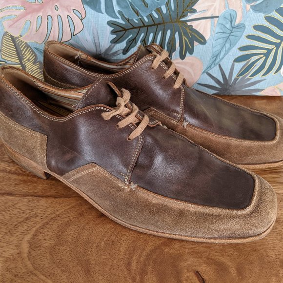 Gordon Rush Other - HP*GORDON RUSH Antiqued Suede Shoes ITALY Sz 10
